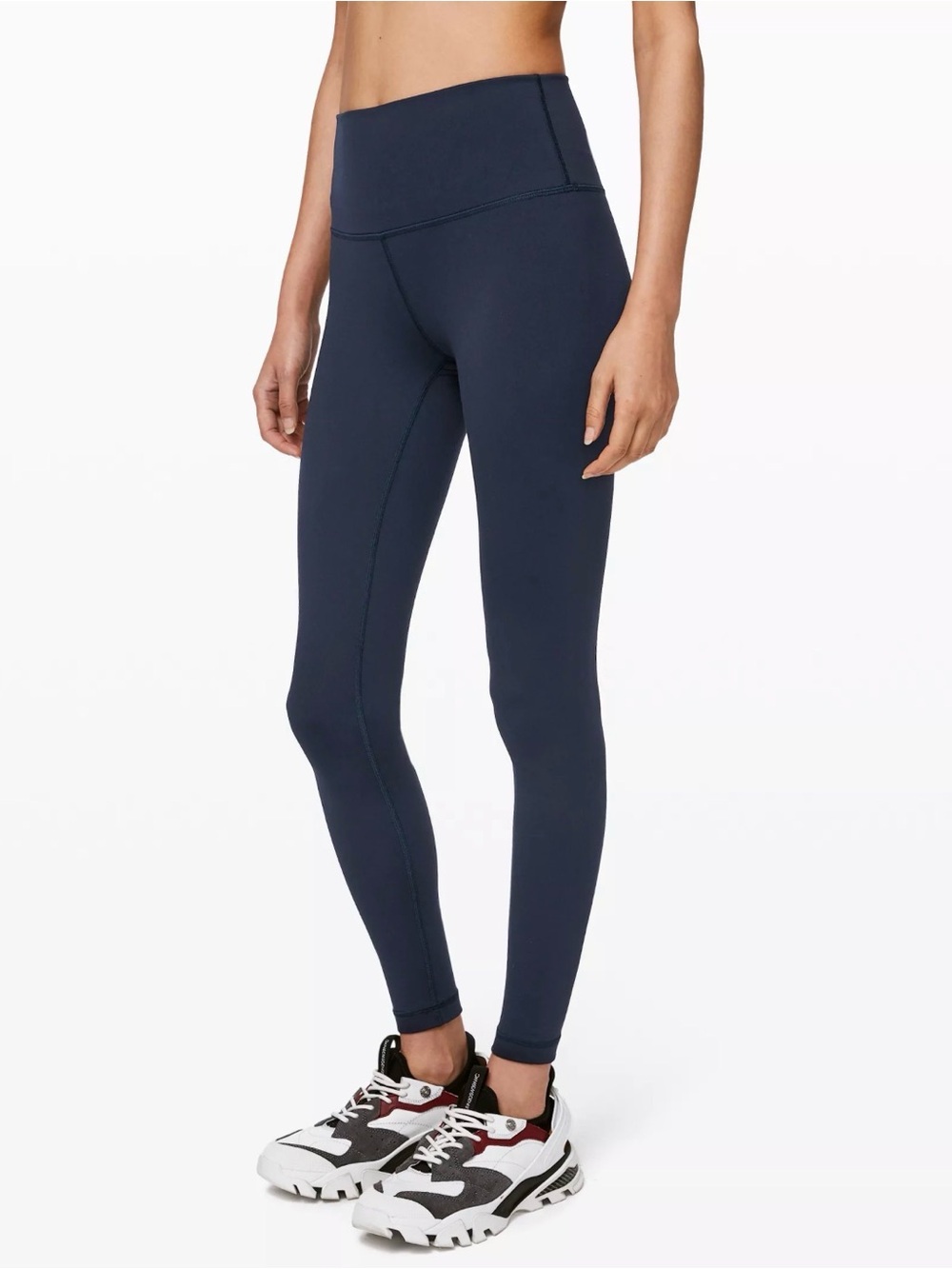 Lululemon Wunder Under High Rise Tight 25” Full On Luxtreme in Navy